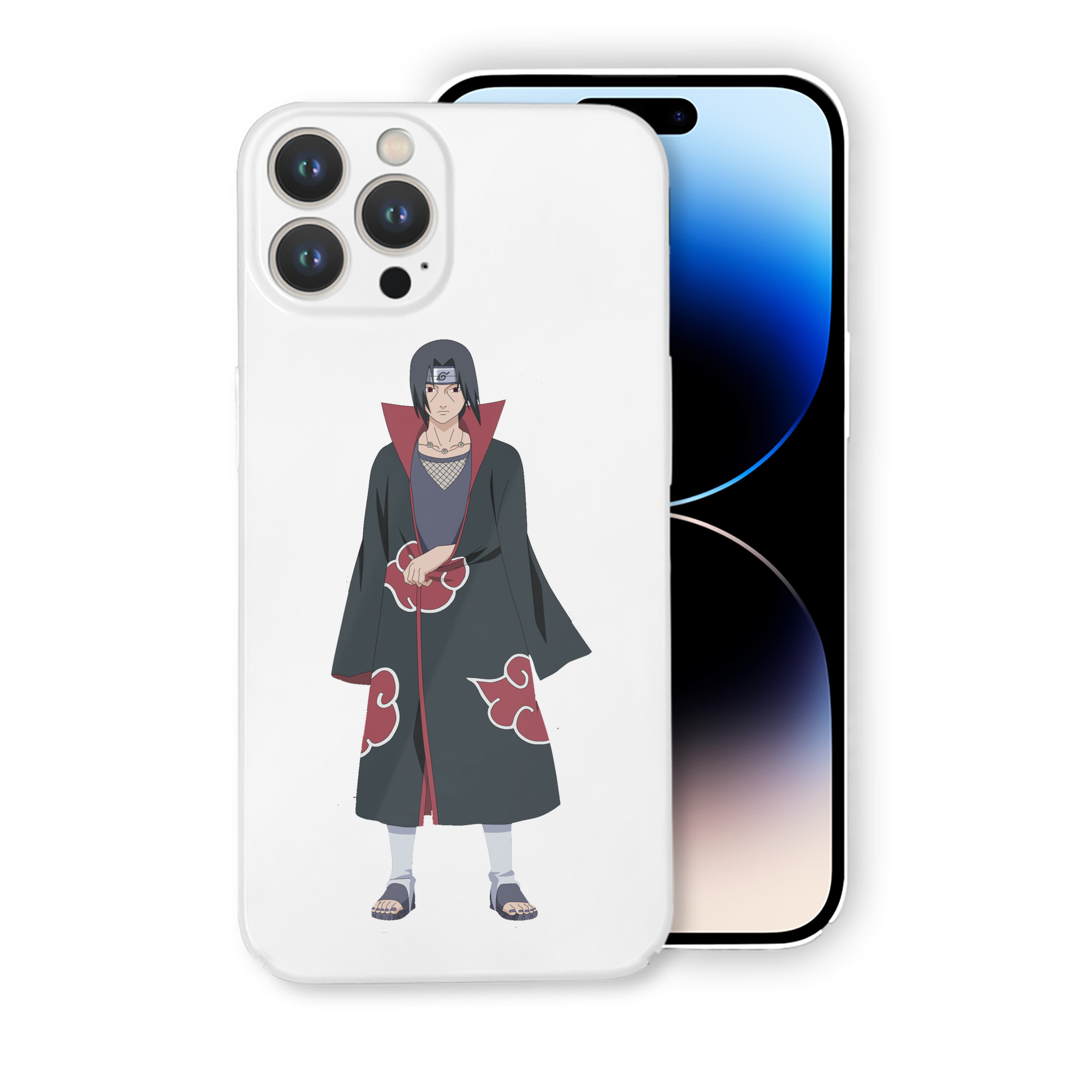 （画像用） NARUTO -ナルト- うちは イタチ Uchiha Itachi 【iPhone 14シリーズ対応】ハードケース